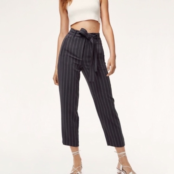 Aritzia Pants - Aritzia Wilfred tie front pants size 0